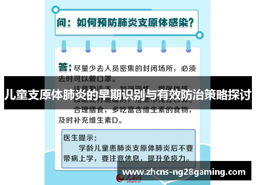 儿童支原体肺炎的早期识别与有效防治策略探讨